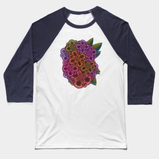 Tissue Paper Flower Bouquet Baseball T-Shirt